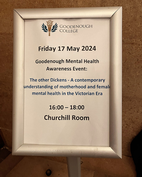 Goodenough College in London Conference Poster