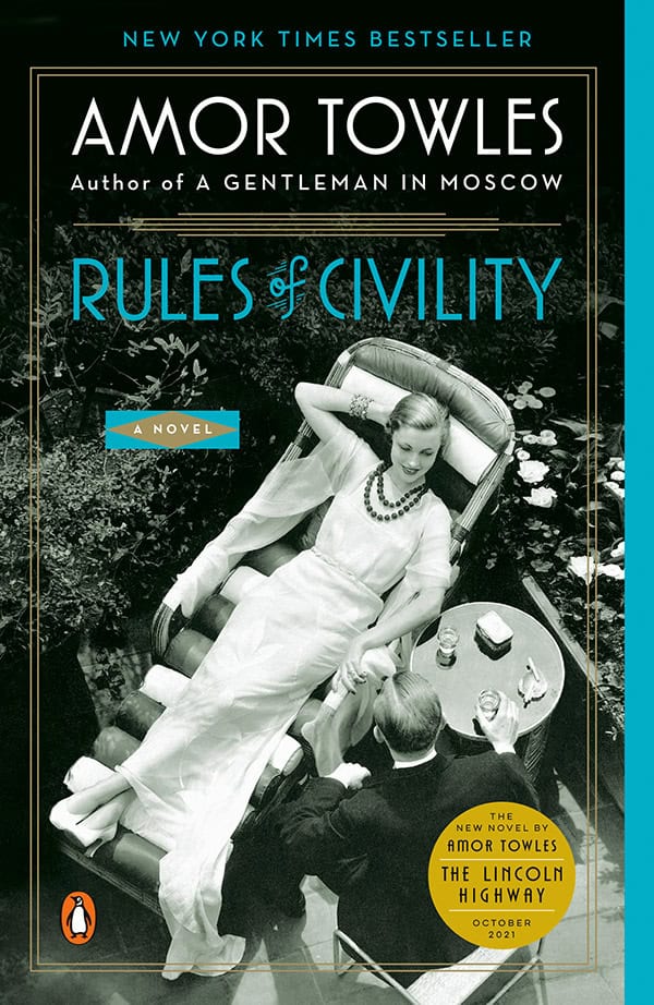 Rules of Civility by Amor Towles book jacket